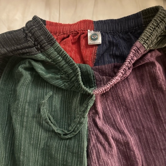 Multicolored patchwork harem pants - Picture 5 of 5